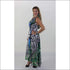 White Tiger Crossover Dress with Double Use