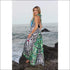 White Tiger Crossover Dress with Double Use