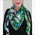 White Tiger Silk Scarf 110 x 110 cm