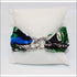 White Tiger Silk Tie Earring & Bracelet