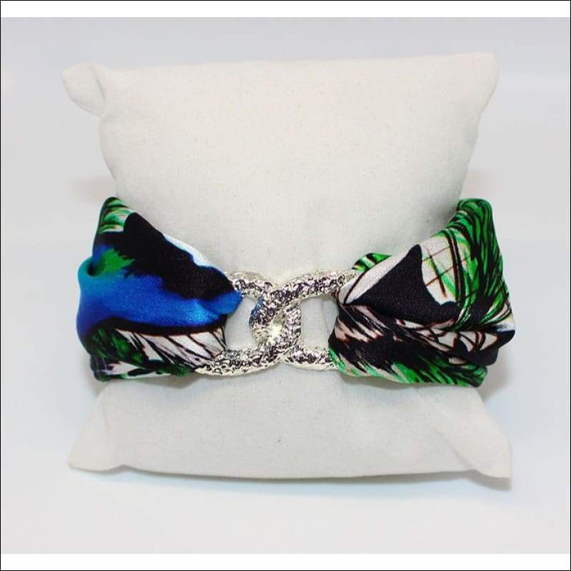 White Tiger Silk Tie Earring & Bracelet - Set & Combination