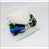 White Tiger Silk Tie Earring & Bracelet