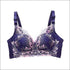 Wire Free Embroidery Push-Up Adjustable Bras