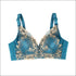 Wire Free Embroidery Push-Up Adjustable Bras