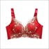 Wire Free Embroidery Push-Up Adjustable Bras