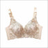 Wire Free Embroidery Push-Up Adjustable Bras