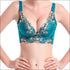 Wire Free Embroidery Push-Up Adjustable Bras
