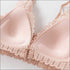 Wireless Push Up Front Closure Backless Bralette