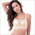 Wireless Underwear Solid Color Security Mesh Design Bra