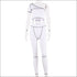 Women Oblique Shoulder Cropped T-shirt Yoga Jogger Pants Two-piece Set