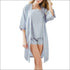 Women Silk-like 3pcs/set Pajama