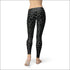 Women's Black Leopard Spots Leggings