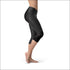 Women's Carbon Fiber Sports Capri Leggings