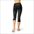 Women's Carbon Fiber Sports Capri Leggings