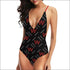 Women's Lacing Backless One-Piece Swimsuit