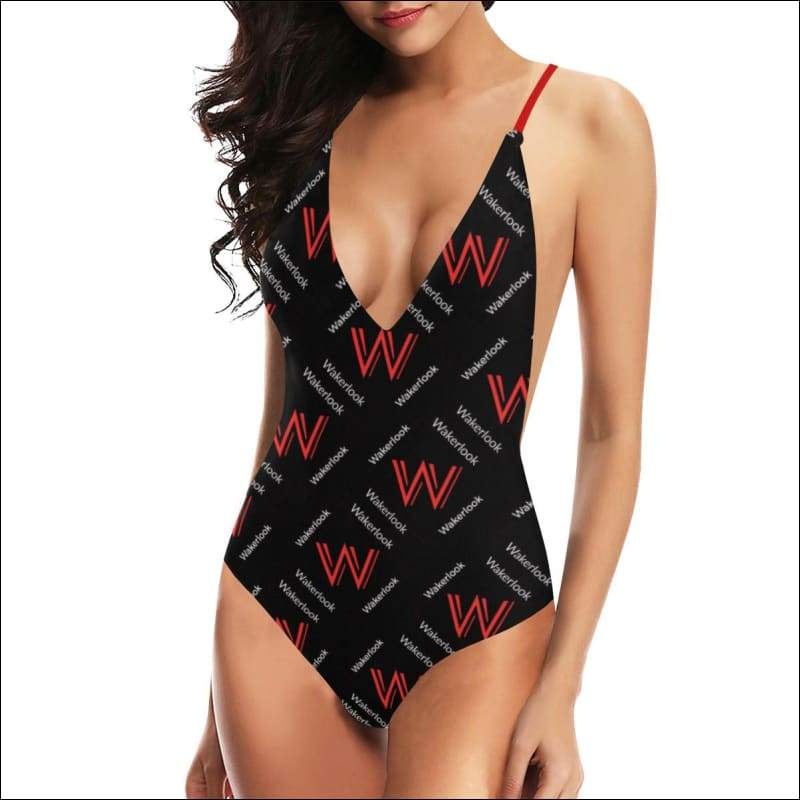 Wakerlook Lacing Backless One-Piece Swimsuit - Swimwear
