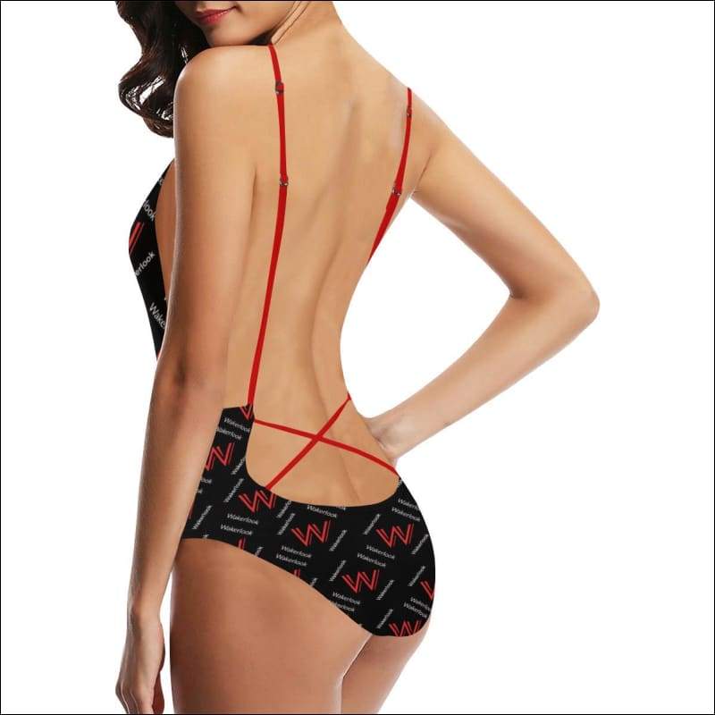 Wakerlook Lacing Backless One-Piece Swimsuit - Swimwear