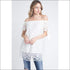 Women's Off Shoulder Lace Top