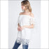 Women's Off Shoulder Lace Top