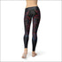 Womens Oriental Black Wolf Leggings