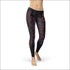 Womens Oriental Black Wolf Leggings