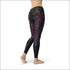 Womens Oriental Black Wolf Leggings
