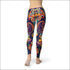 Women's Ornamental Blue Paisley Leggings