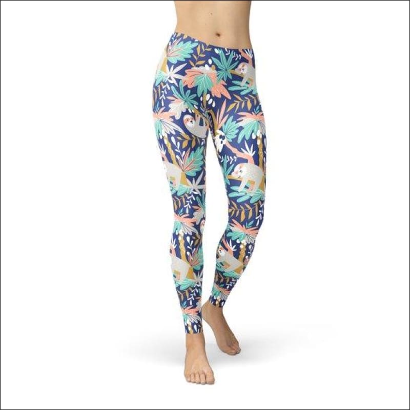 Womens Sloth Leggings - Leggings