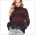 Women's Turtle Neck Stripe