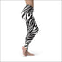 Womens Zebra Stripes Leggings