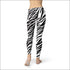 Womens Zebra Stripes Leggings