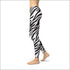 Womens Zebra Stripes Leggings