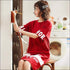 Words Printed Short-sleeve Nightdress