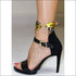 Yellow Leopard ankle silk bracelet