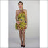 Yellow Leopard silk top