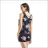 Young Lady Floral Printed Casual Vacation Beach Tank Top And Shorts Set