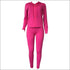 Zipper Design Hoodie And Skinny Pants Sports Two-piece Set