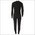 Zipper Design Hoodie And Skinny Pants Sports Two-piece Set