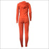 Zipper Design Hoodie And Skinny Pants Sports Two-piece Set