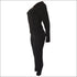 Zipper Design Hoodie And Skinny Pants Sports Two-piece Set