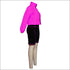 Zipper Top And Skinny Shorts Sports Two-piece Set Women Solid Color Long-sleeve